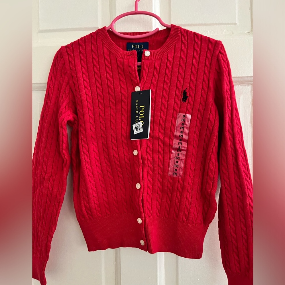 NWT Mini-Cable Cotton Cardigan